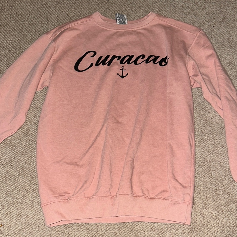Pink Graphic Sweatshirt